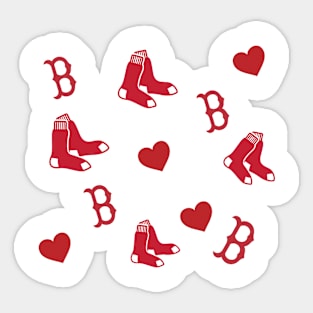 Boston Red Sox all over print Sticker